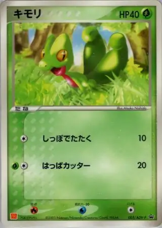 Treecko Pokemon card from ADV-P Promos