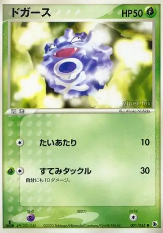 Koffing Pokemon card from ADV Expansion Pack