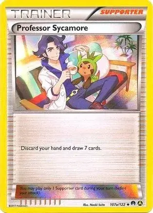 Professor Sycamore Pokemon card from Alternate Art Promos
