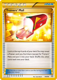 Trainers' Mail Secret Pokemon card from Ancient Origins