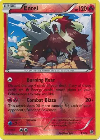 Entei Reverse Holo