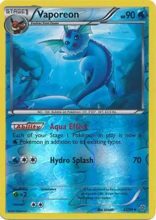 Vaporeon Reverse Holo
