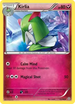 Kirlia Pokemon card from Ancient Origins