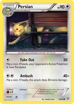 Persian Pokemon card from Ancient Origins