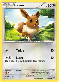 Eevee Pokemon card from Ancient Origins