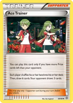 Ace Trainer Pokemon card from Ancient Origins