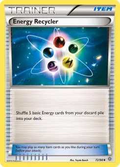 Energy Recycler Pokemon card from Ancient Origins