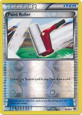 Paint Roller Reverse Holo Pokemon card from Ancient Origins