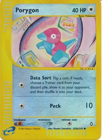 Porygon Reverse Holo
