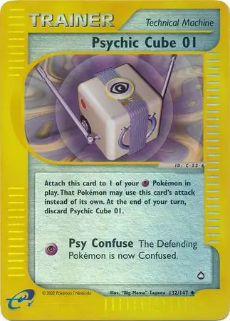 Psychic Cube 01 Reverse Holo