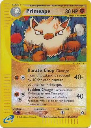 Primeape Reverse Holo