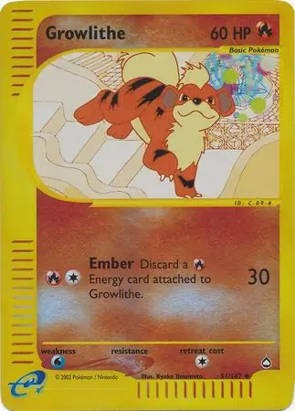 Growlithe Reverse Holo