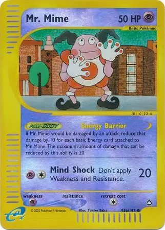 Mr. Mime Reverse Holo