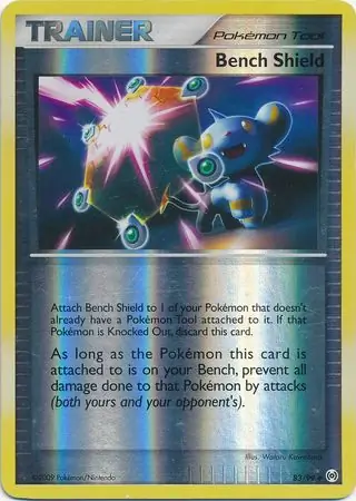 Bench Shield Reverse Holo Pokemon card from Arceus