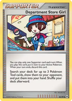 Department Store Girl Pokemon card from Arceus