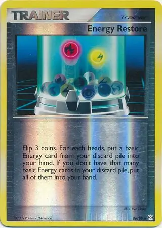 Energy Restore Reverse Holo Pokemon card from Arceus