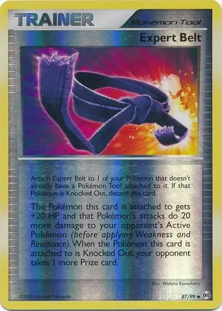 Expert Belt Reverse Holo Pokemon card from Arceus