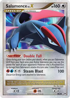 Salamence Lv.X Pokemon card from Arceus
