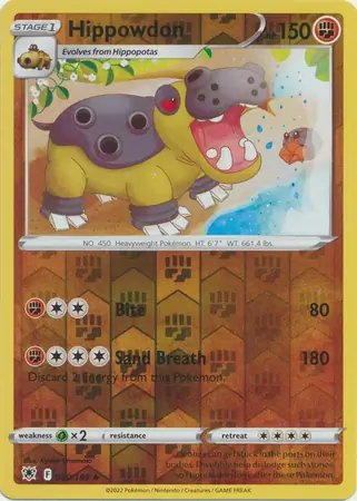 Hippowdon Reverse Holo