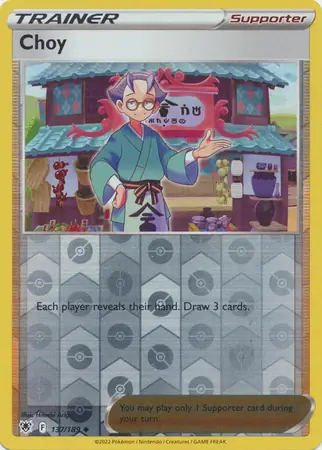 Choy Reverse Holo Pokemon card from Astral Radiance