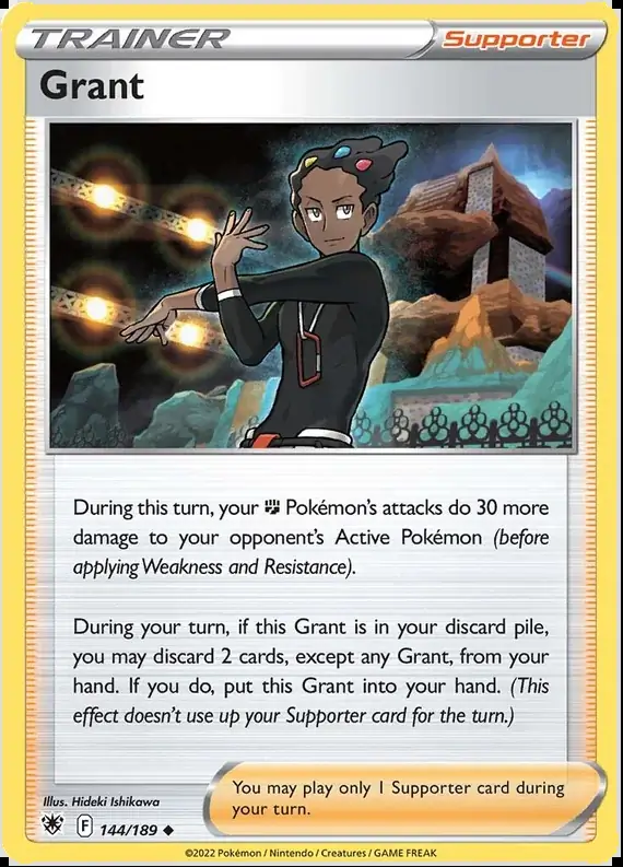 Grant Pokemon card from Astral Radiance
