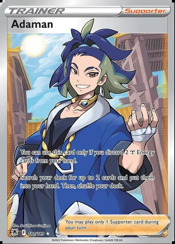 Adaman Pokemon card from Astral Radiance
