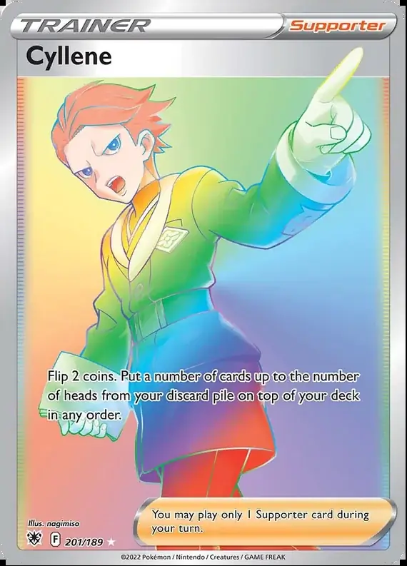 Cyllene Pokemon card from Astral Radiance