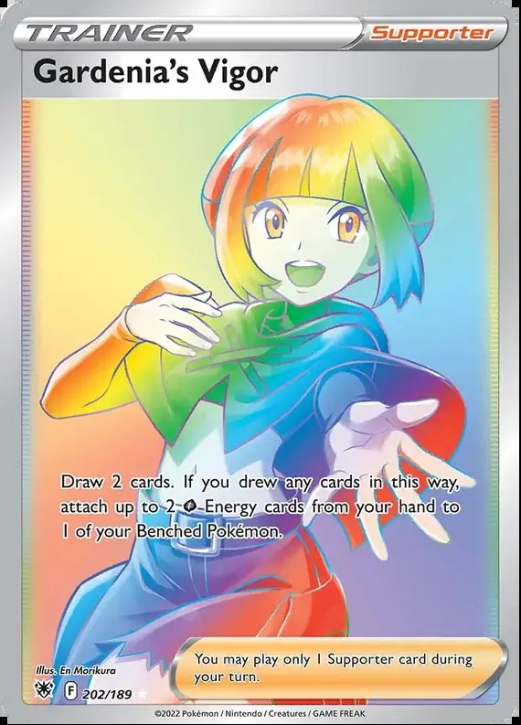 Gardenia's Vigor Pokemon card from Astral Radiance