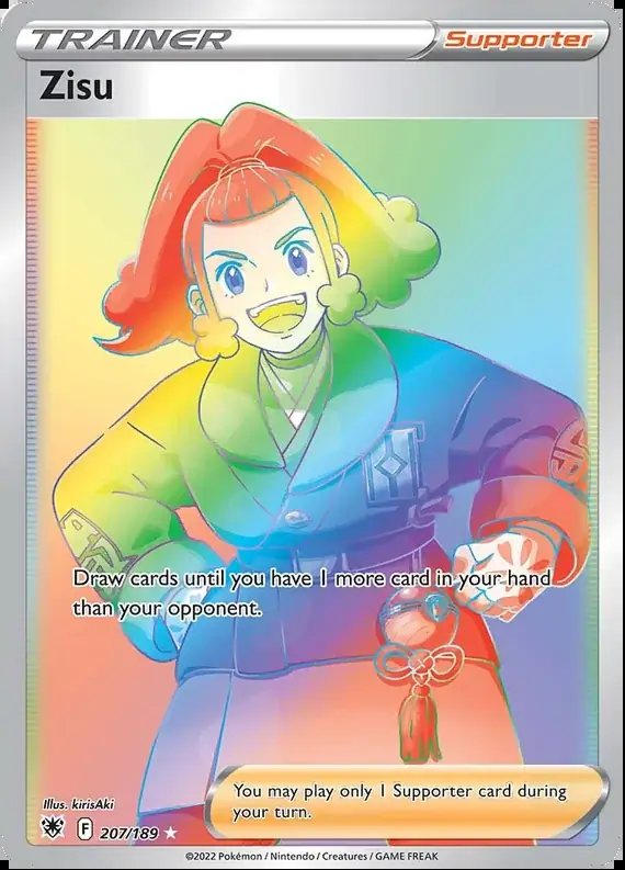 Zisu Pokemon card from Astral Radiance