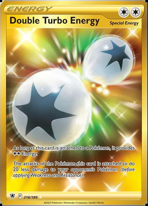 Double Turbo Energy Pokemon card from Astral Radiance