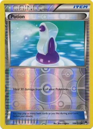 Potion Reverse Holo Pokemon card from BREAKpoint