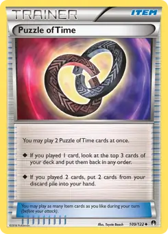 Puzzle of Time Pokemon card from BREAKpoint