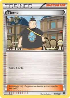 Tierno Pokemon card from BREAKpoint