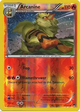 Arcanine Reverse Holo