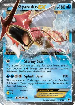 Gyarados EX Pokemon card from BREAKpoint