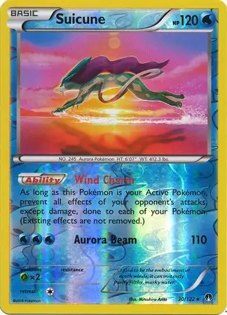 Suicune Reverse Holo