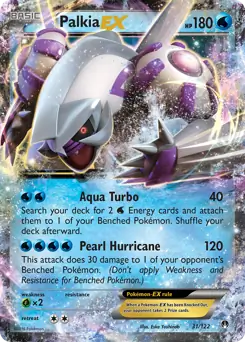 Palkia EX Pokemon card from BREAKpoint