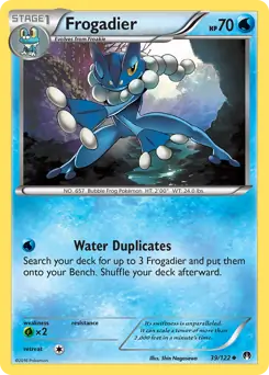 Frogadier Pokemon card from BREAKpoint