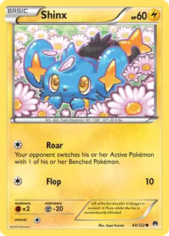 Shinx Pokemon card from BREAKpoint