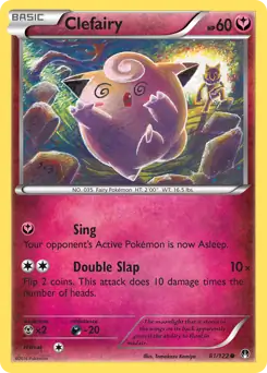 Clefairy Pokemon card from BREAKpoint