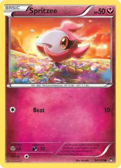 Spritzee Pokemon card from BREAKpoint