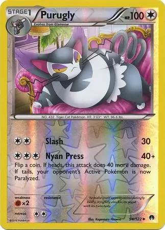 Purugly Reverse Holo