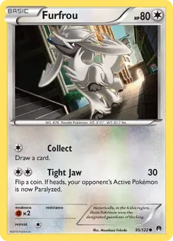 Furfrou Pokemon card from BREAKpoint