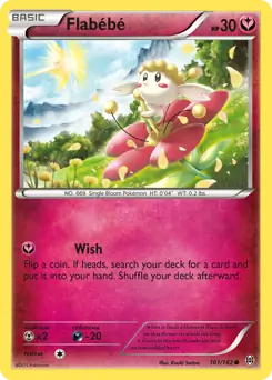 Flabebe Pokemon card from BREAKthrough