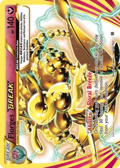 Florges BREAK Pokemon card from BREAKthrough