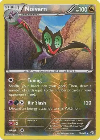 Noivern Reverse Holo Pokemon card from BREAKthrough