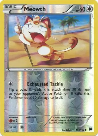 Meowth Reverse Holo