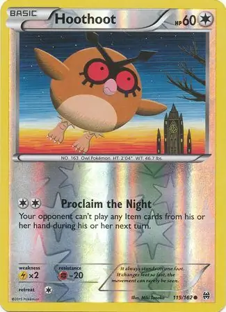 Hoothoot Reverse Holo