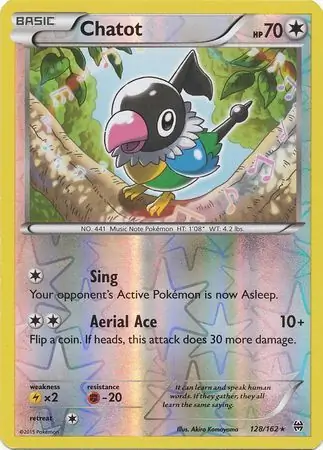 Chatot Reverse Holo
