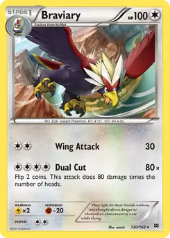 Braviary Pokemon card from BREAKthrough